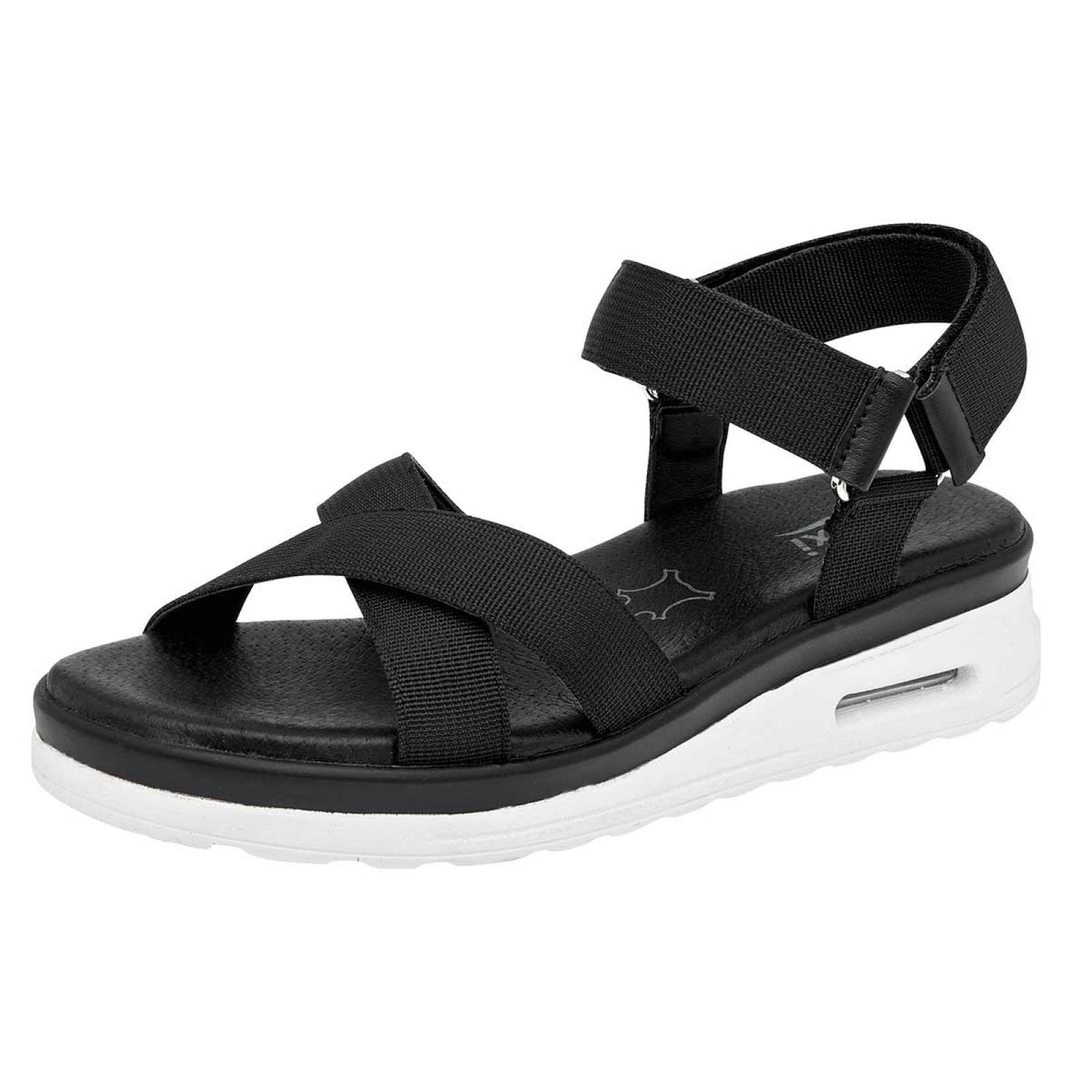 SANDALIA Para Mujer Flexi 106513 Color Negro -1 J4