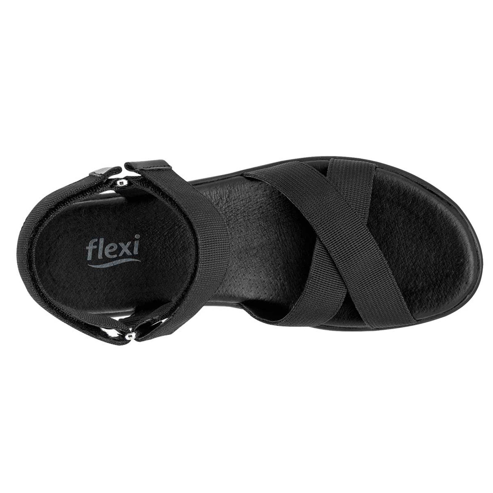 SANDALIA Para Mujer Flexi 106513 Color Negro -1 J4