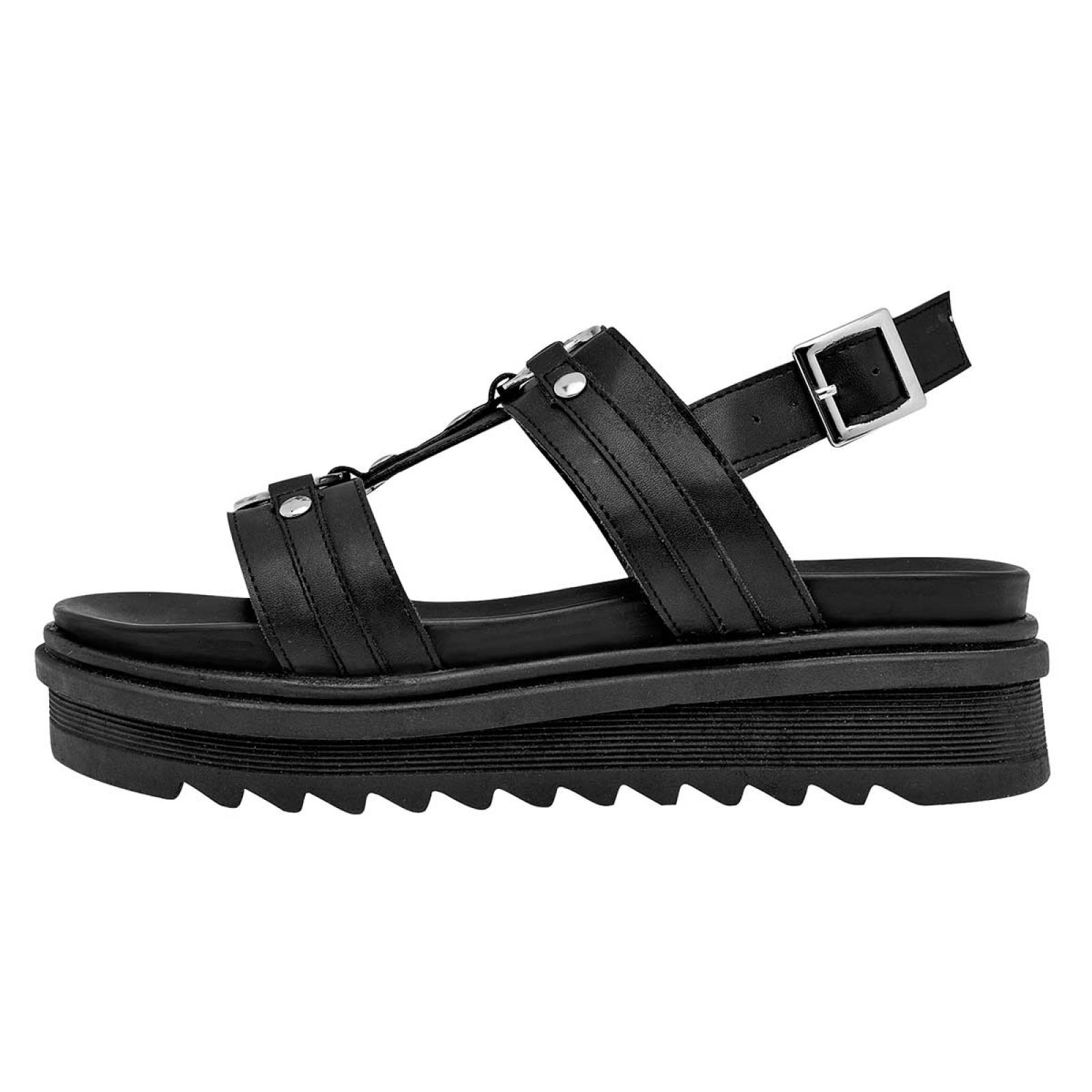 SANDALIA Para Mujer Lady one IB1707  Color Negro -1 J4