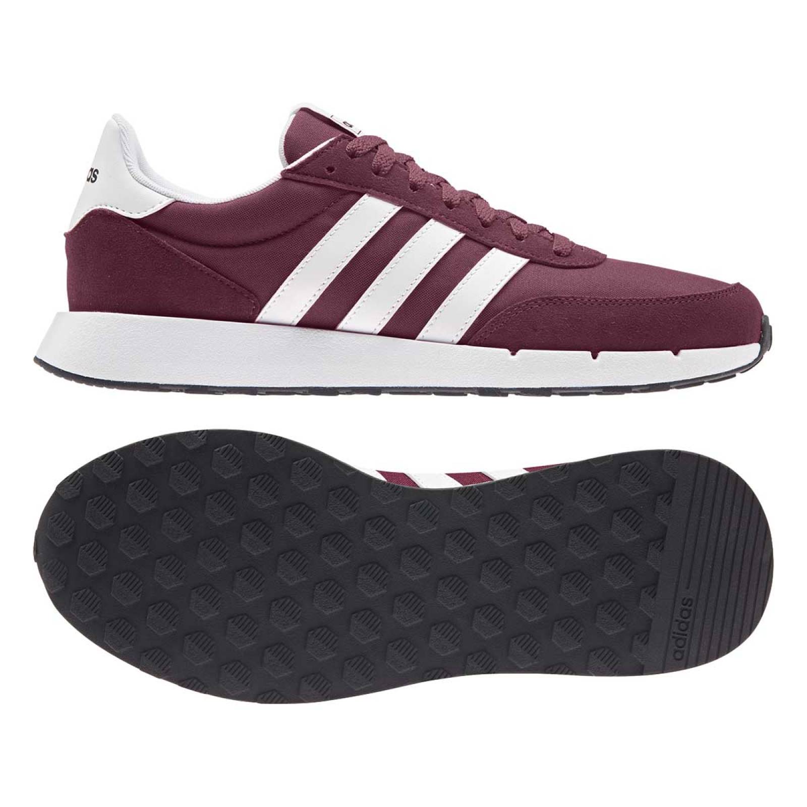 TENIS Para Hombre Adidas H00355  Color Vino -1 J4
