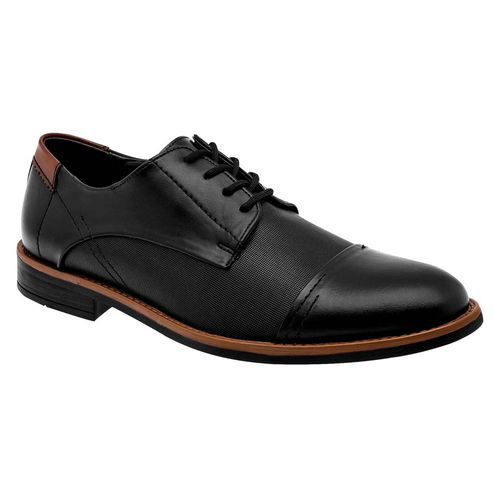 ZAPATO VESTIR Para Hombre Christian gallery 35521PC  Color Negro -1 J4