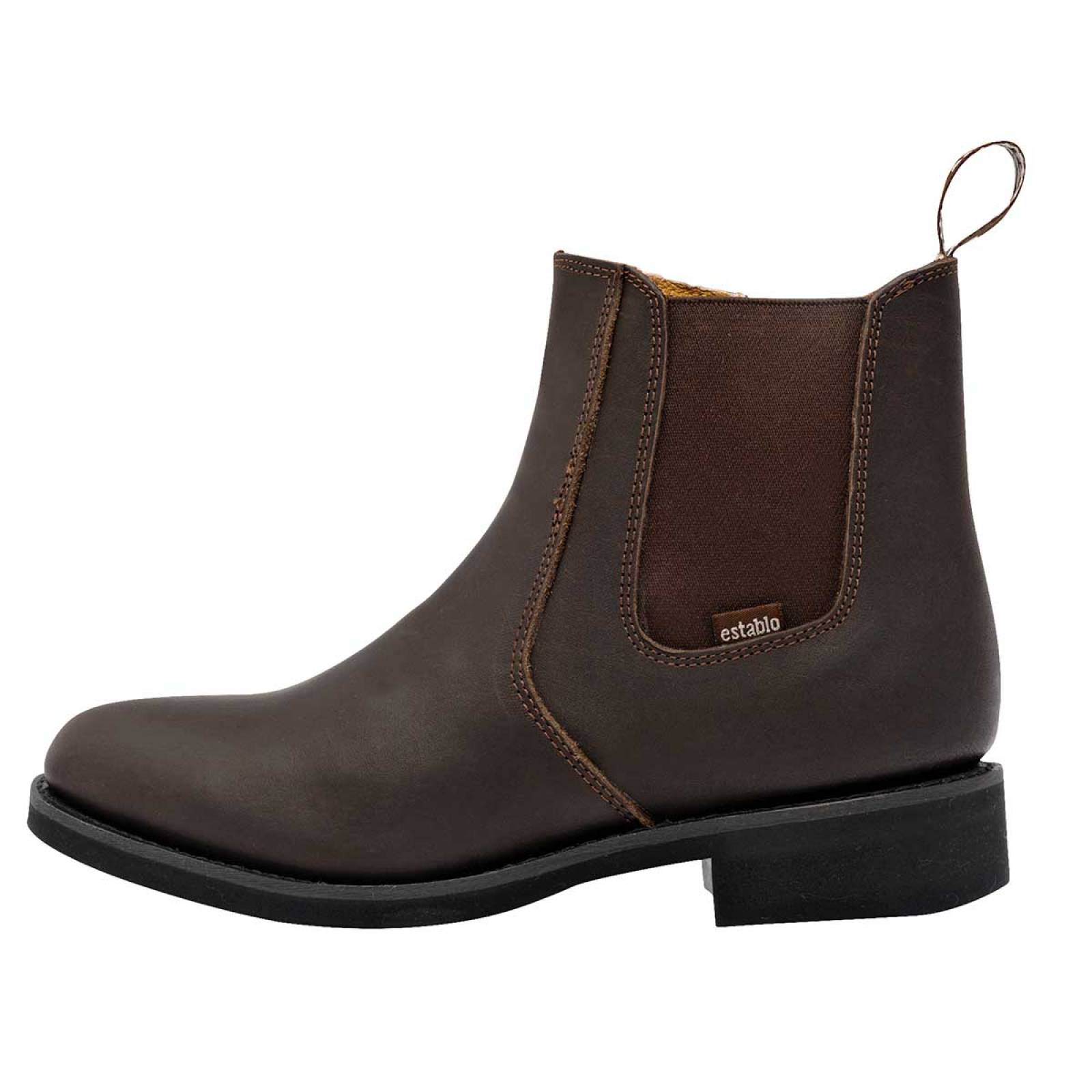 BOTA Y BOTIN Para Hombre Establo 640  Color Cafe -1 J4