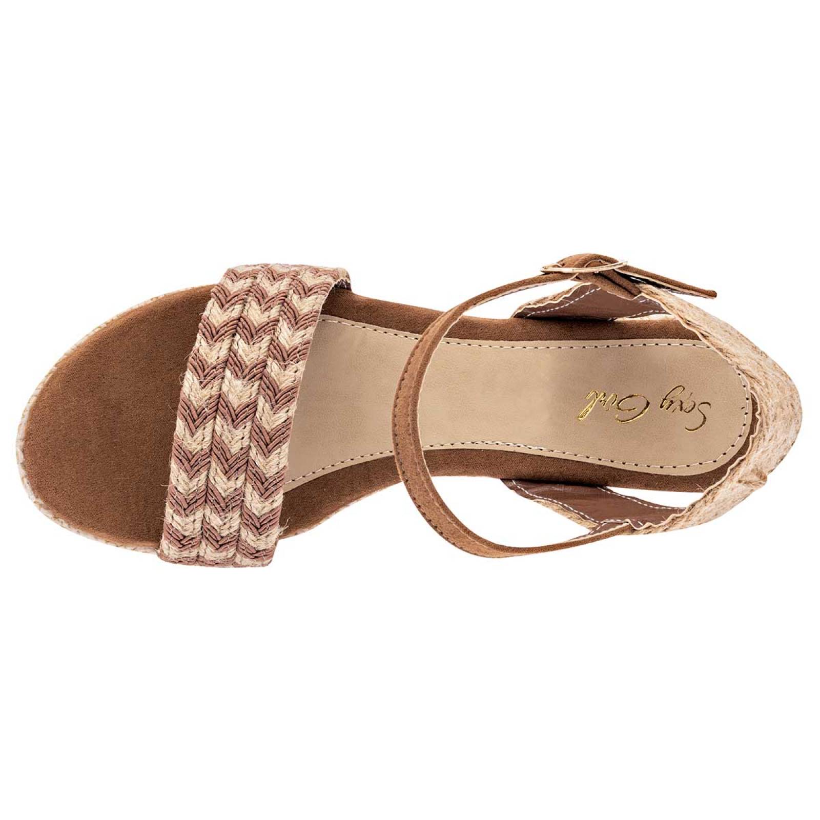 SANDALIA Para Mujer SEXY GIRL 1388  Color CAMEL -1 J5