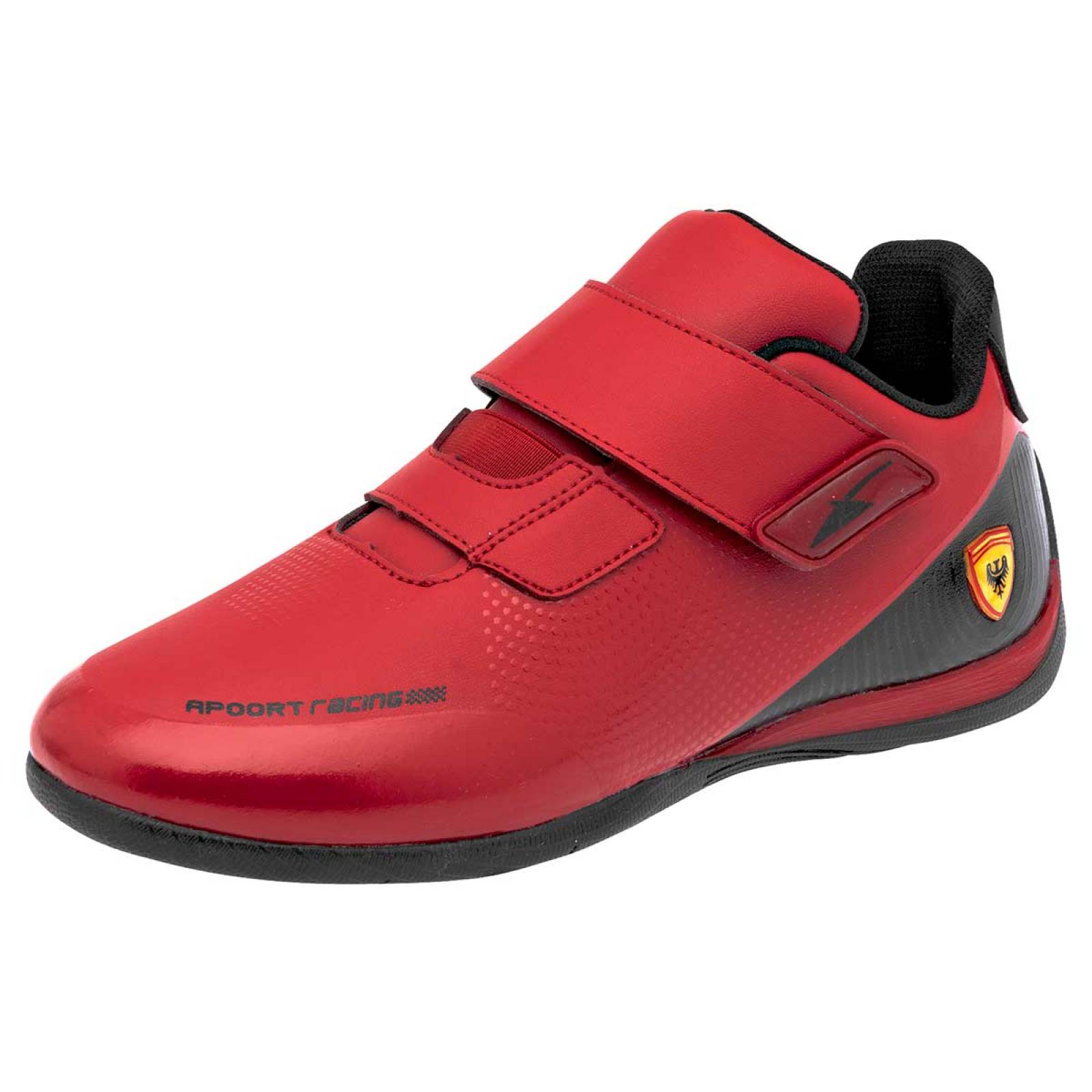 TENIS Para Hombre Apoort A212  Color Rojo -2 J5