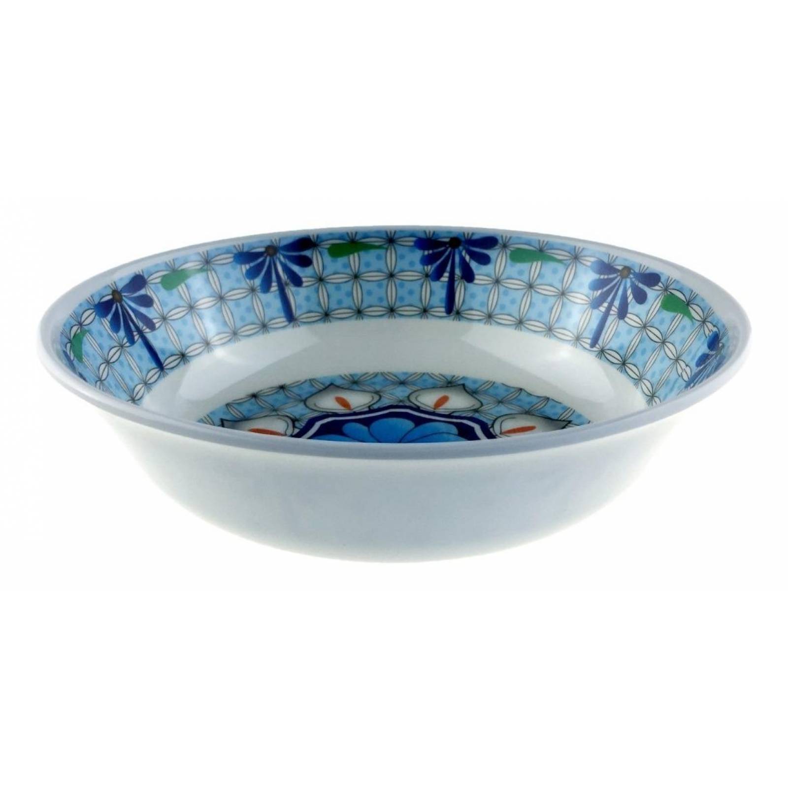 Vajilla redonda tipo plástico melamina 20 piezas 4 personas Alcatraz 