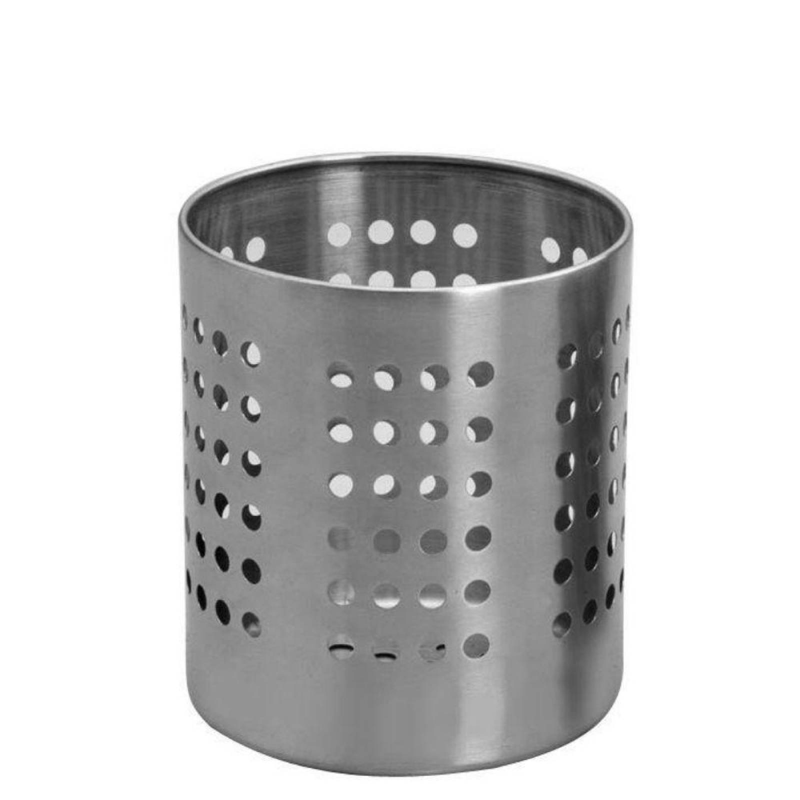 Porta utensilios de acero inoxidable para cocina 10 x 12 cm 