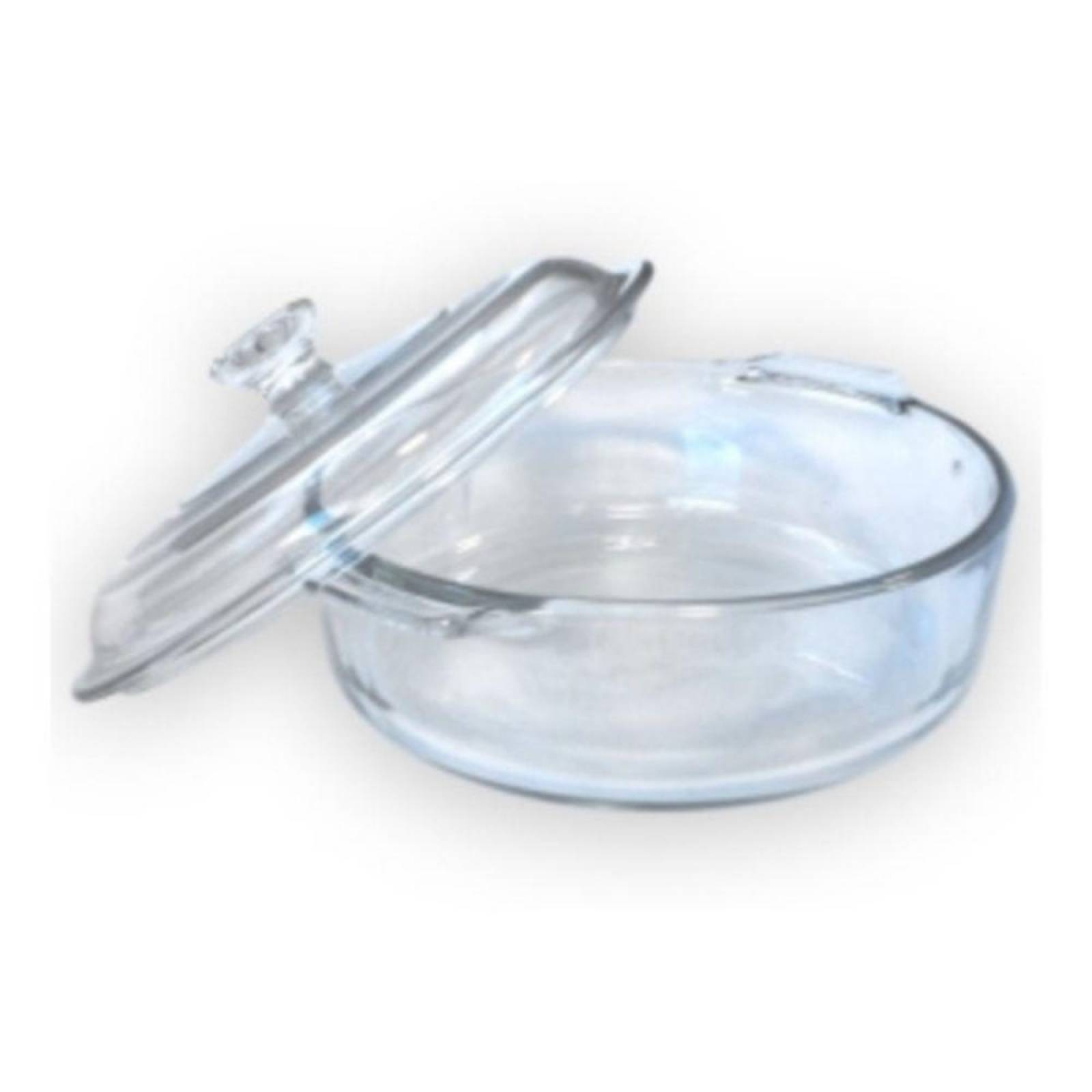 Cacerola refractaria vidrio para horno 1 litro, Pyr-O-Rey 