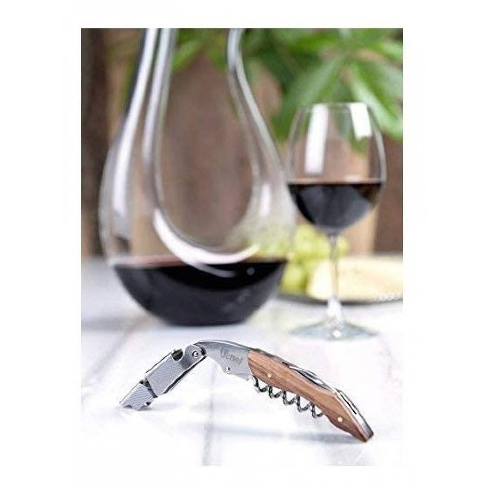 U Chef Sacacorchos Descorchador Destapador Acero Inox (4 Pz) 