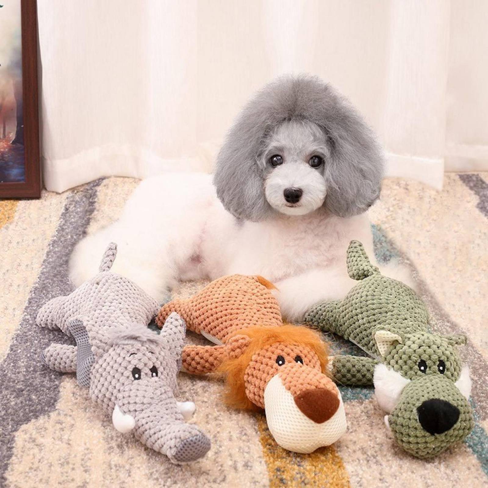 Wolfi Juguetes Que Suenan Para Perro Juguetes Para Morder 