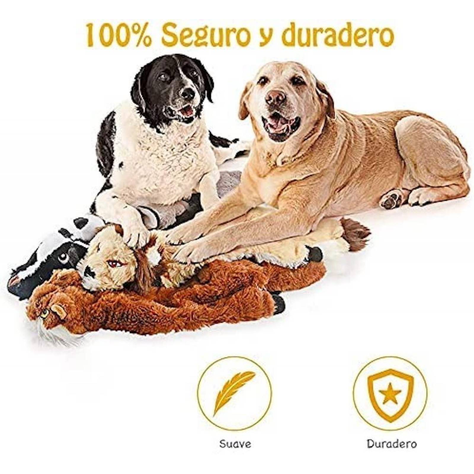Wolfi Set De 5 Juguetes Chillones De Peluche Para Mascota 