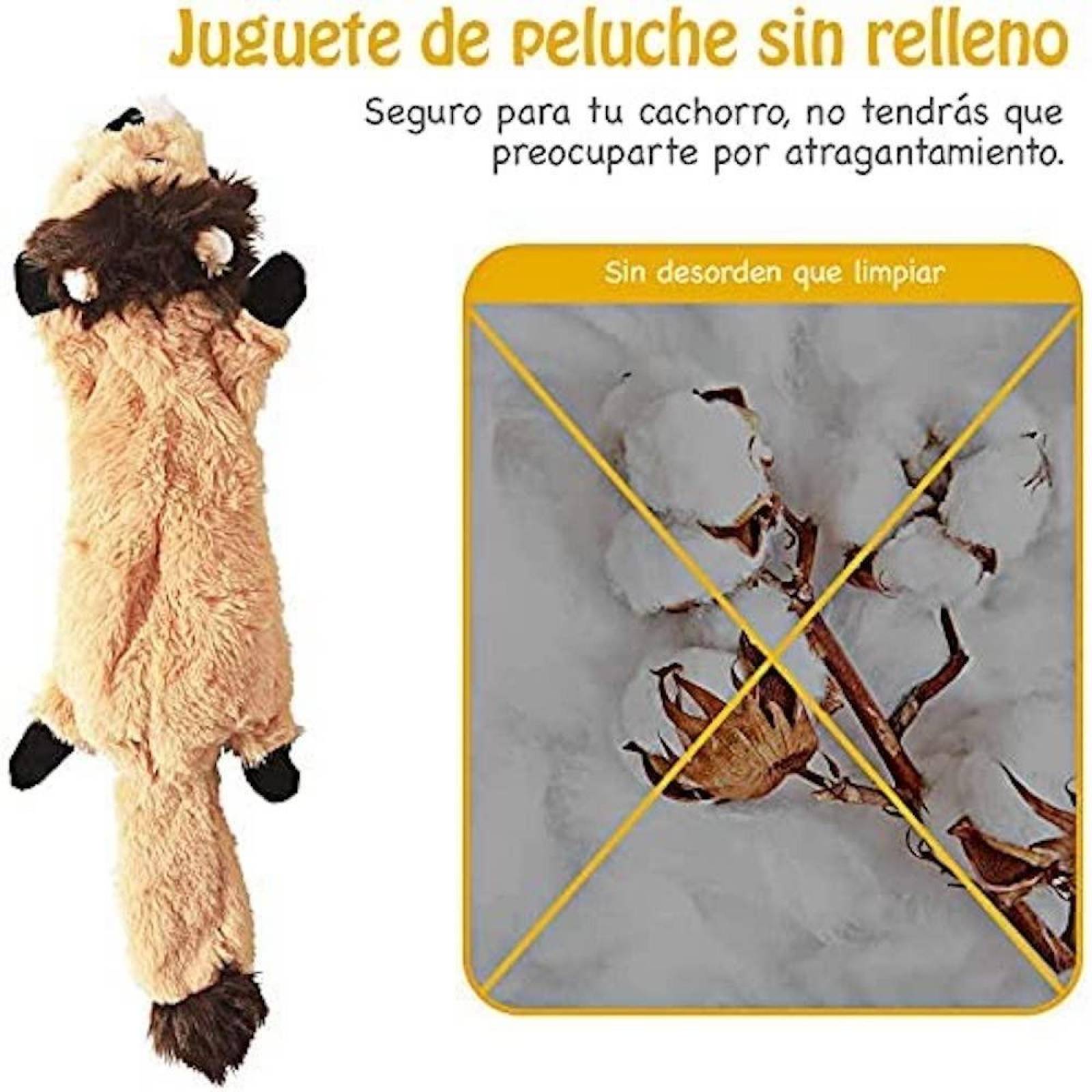 Wolfi Set De 5 Juguetes Chillones De Peluche Para Mascota 