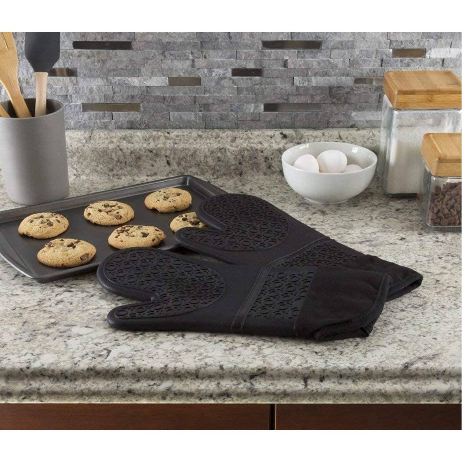 U Chef Guantes De Silicona Para Cocina Resistentes Al Calor 