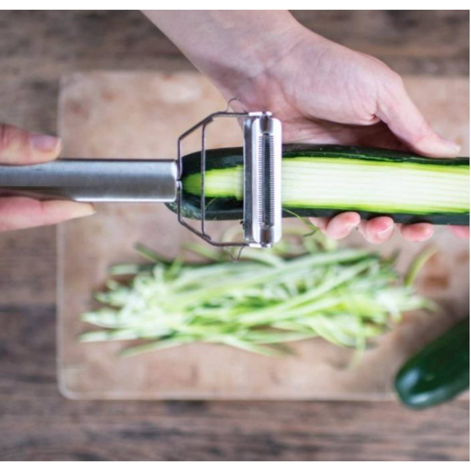 U Chef Pelador Rallador Verdura Vegetales Acero Inoxidable 
