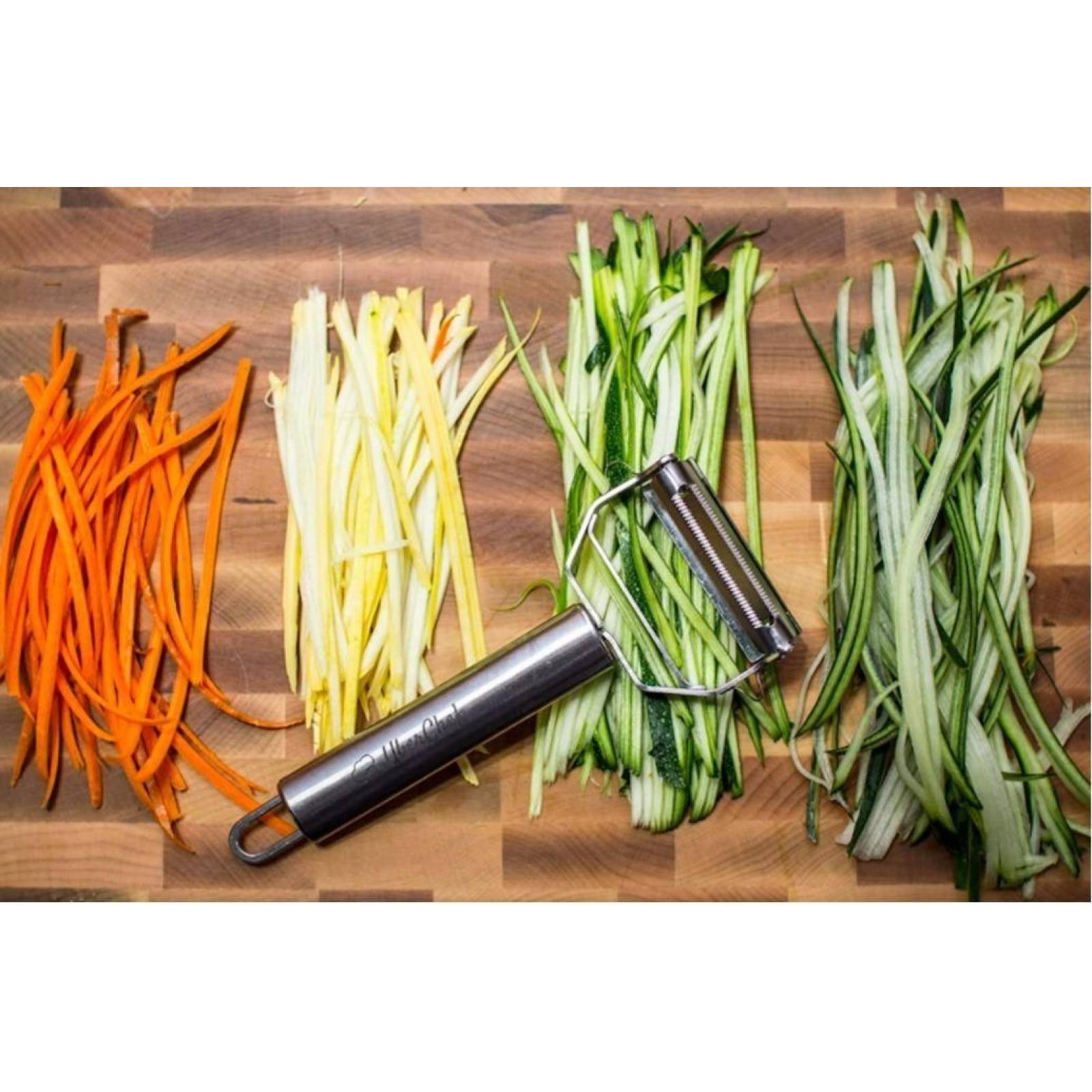 U Chef Pelador Rallador Verdura Vegetales Acero Inoxidable 
