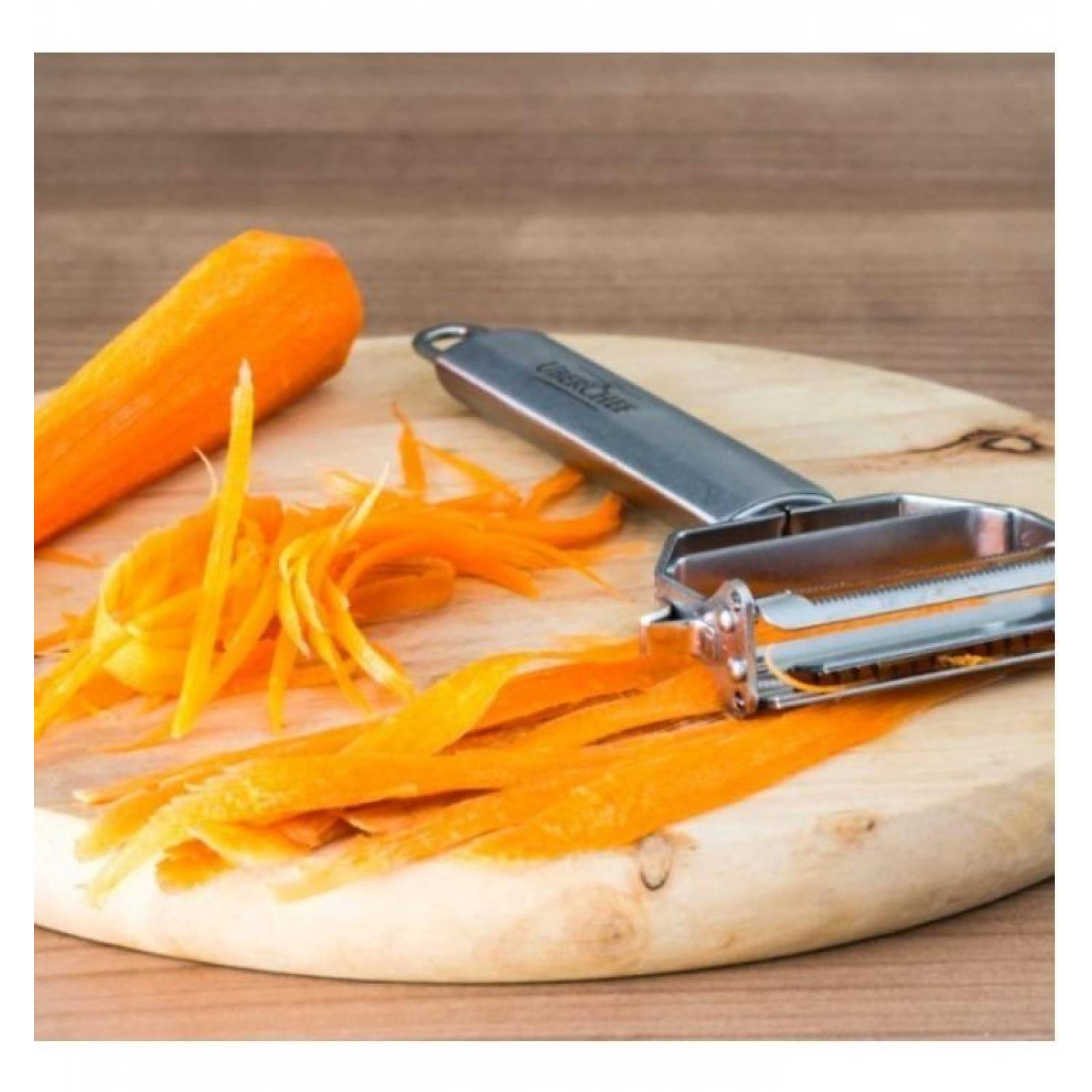 U Chef Pelador Rallador Verdura Vegetales Acero Inoxidable 