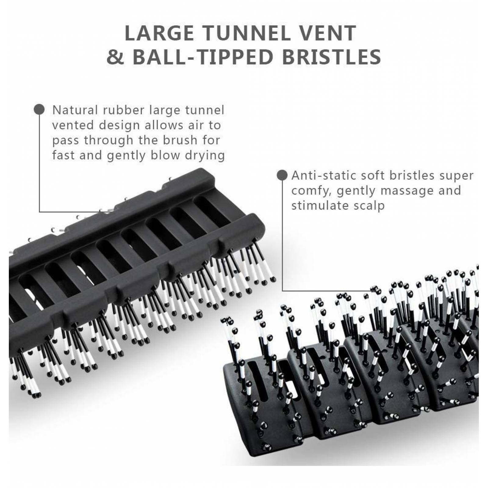 Triko Set 4 Piezas De Cepillos Y Peines Para Hombre Y Mujer 