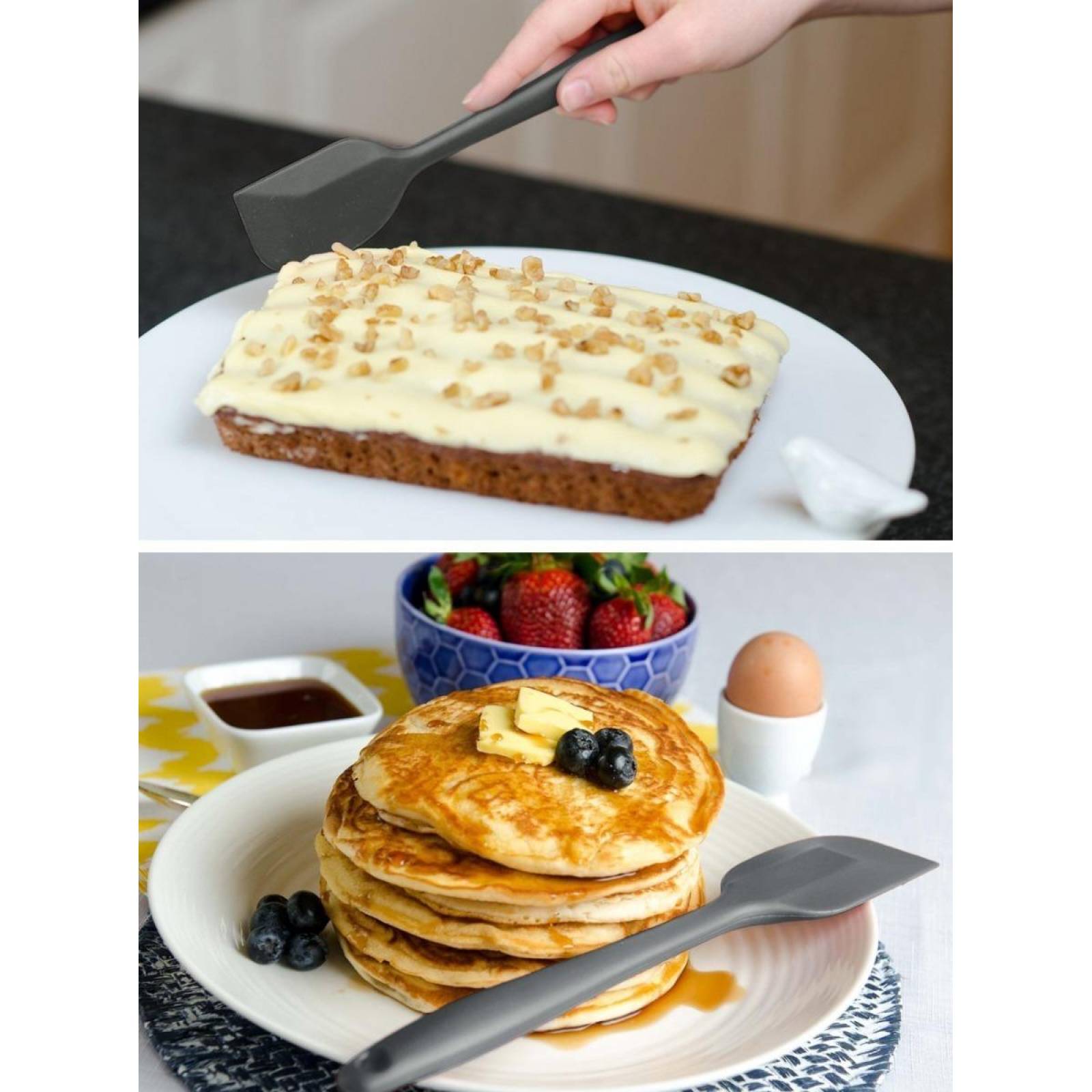 U Chef Juego De Espátulas De Silicona Para Cocina (4 Piezas) 