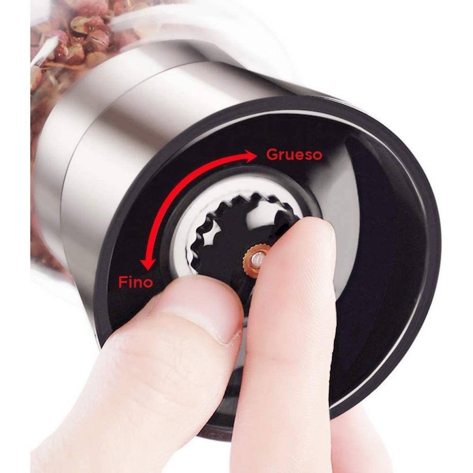 U Chef Salero Y Pimentero Molinos Ajustables Para Especias 