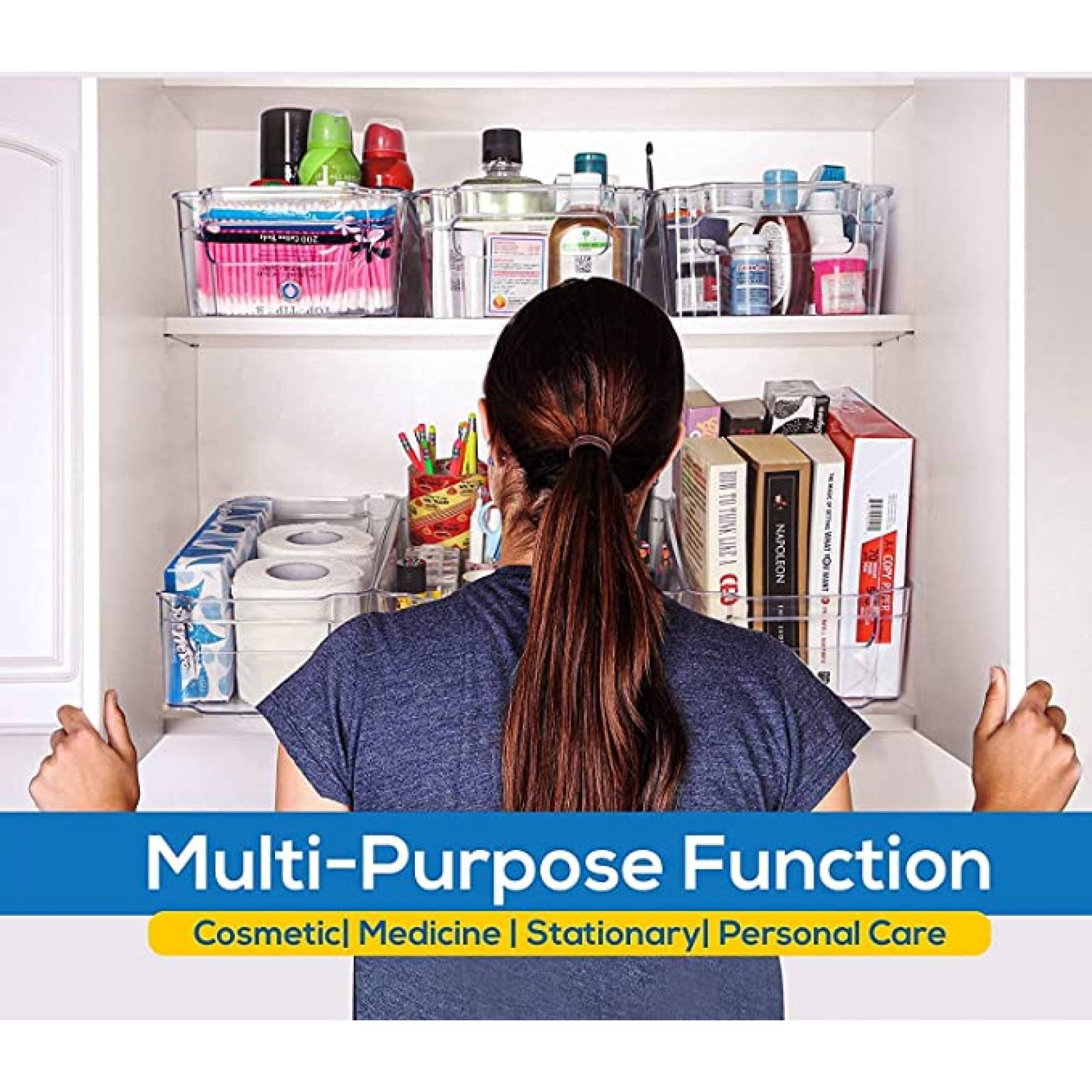 U Chef Juego de organizadores de refrigerador y congelador para hogar y cocina de 8 piezas