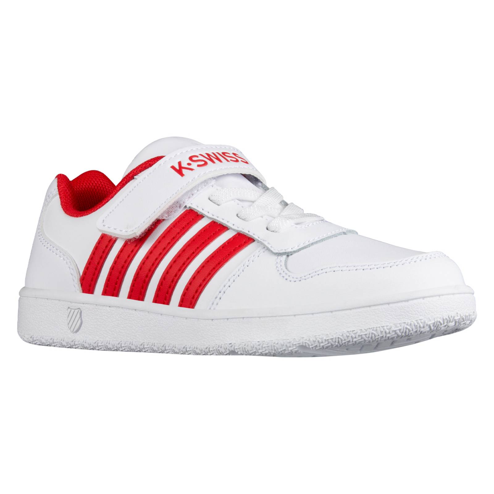 Tenis Kswiss Niño Mike Blanco Rojo