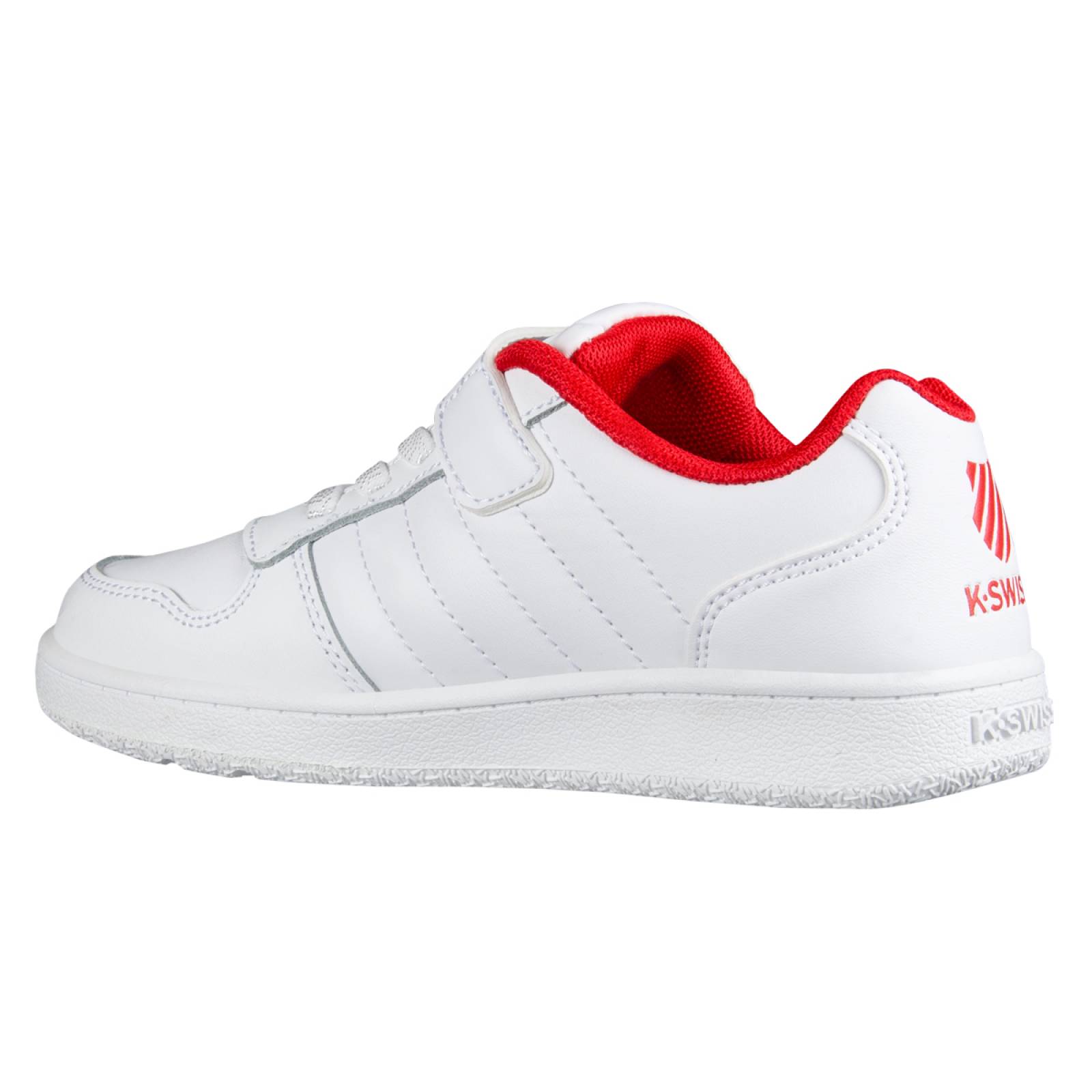 Tenis Kswiss Niño Mike Blanco Rojo