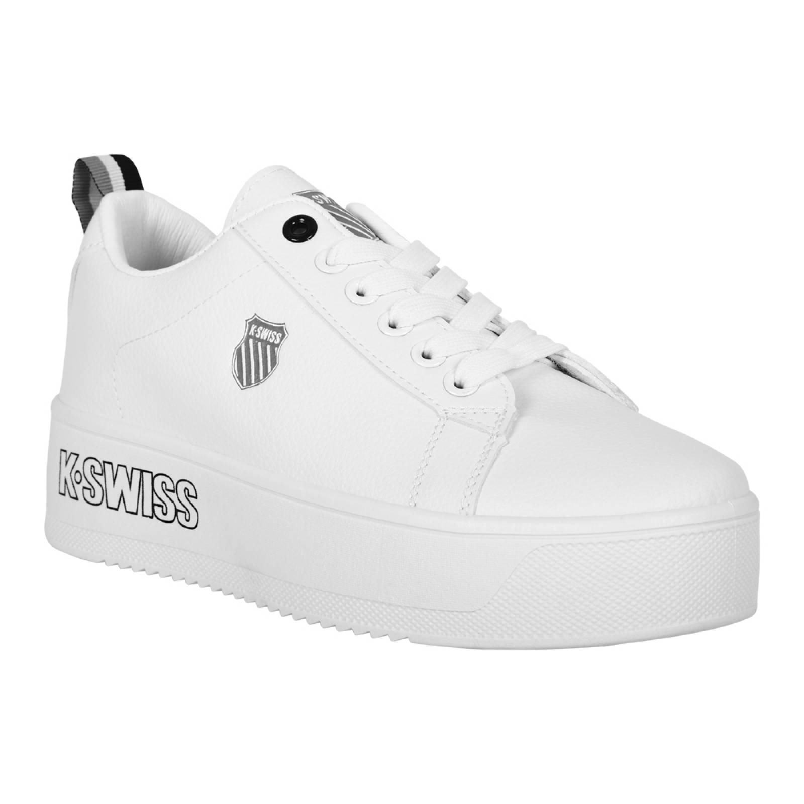 Tenis Blancos de Plataforma Trinity K-SWISS para Mujer