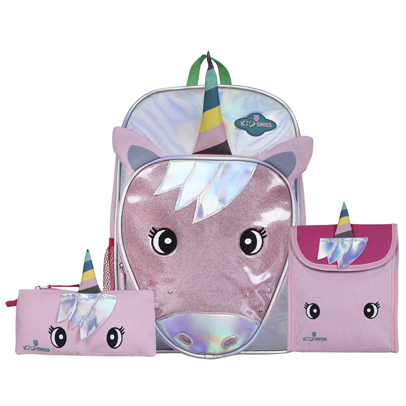 Mochila Infantil Kswiss Escolar Backpack Unicornio Rosa