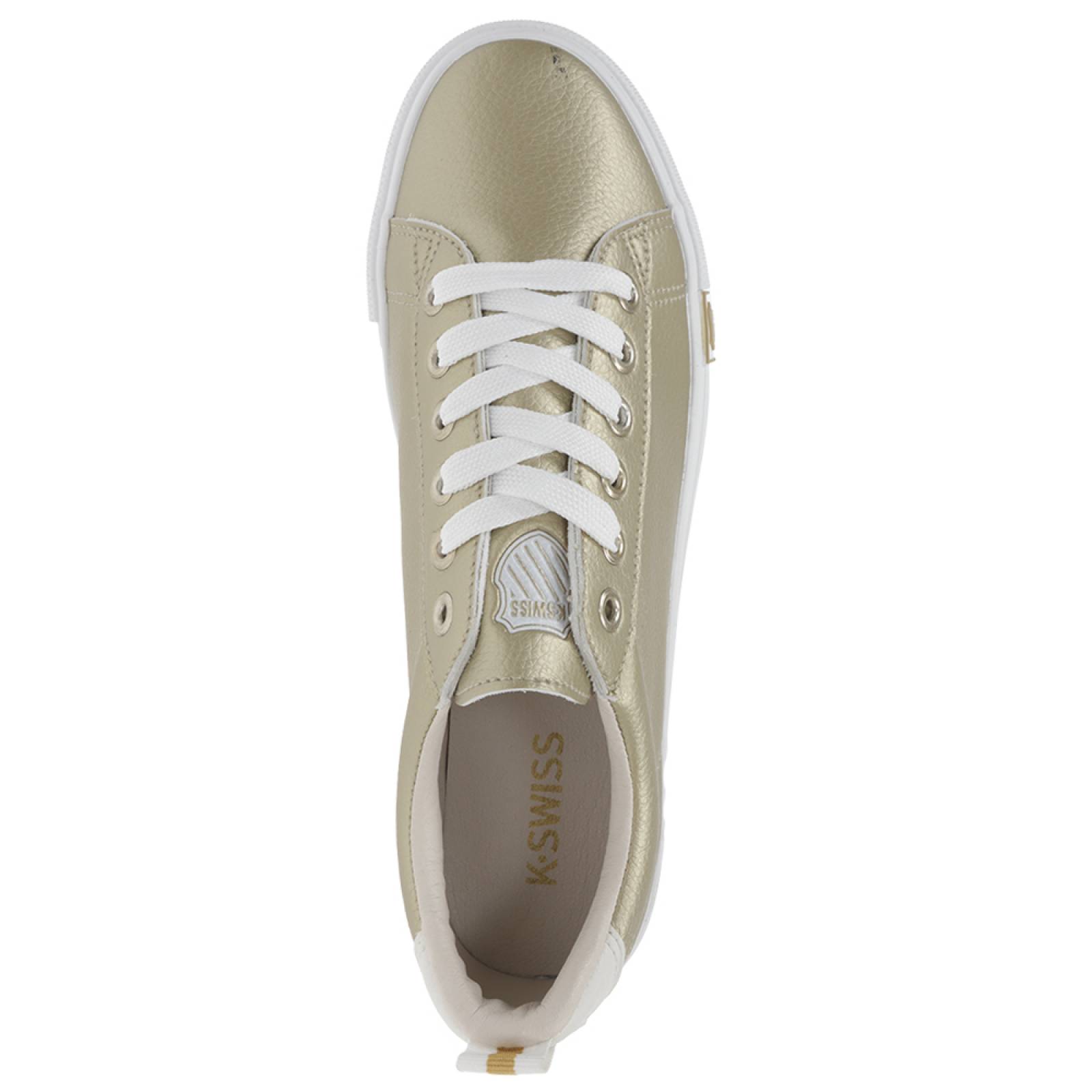 Tenis K-Swiss TRINITY Color Dorado Mujer