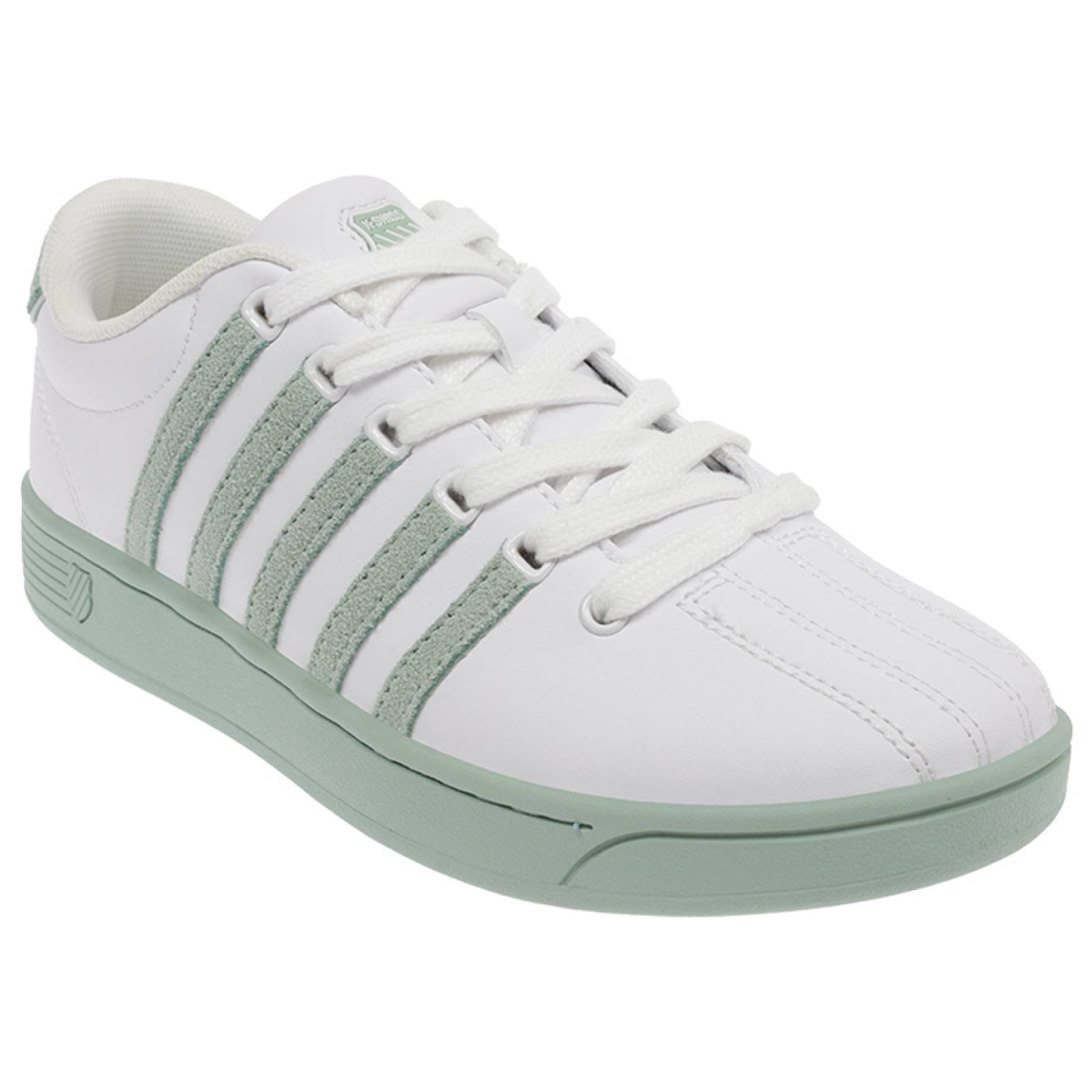 Tenis K-Swiss COURT PRO II V SDE Color Blanco/Verde Mujer