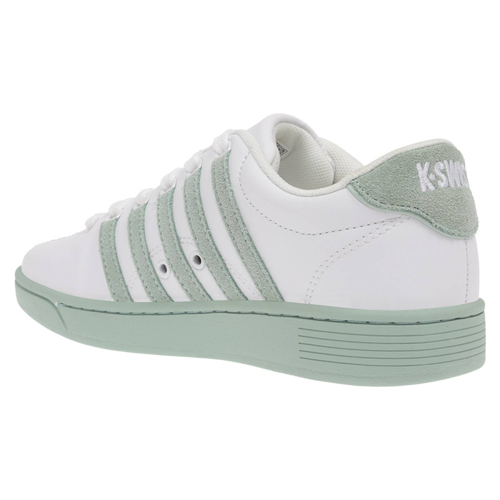 Tenis K-Swiss COURT PRO II V SDE Color Blanco/Verde Mujer
