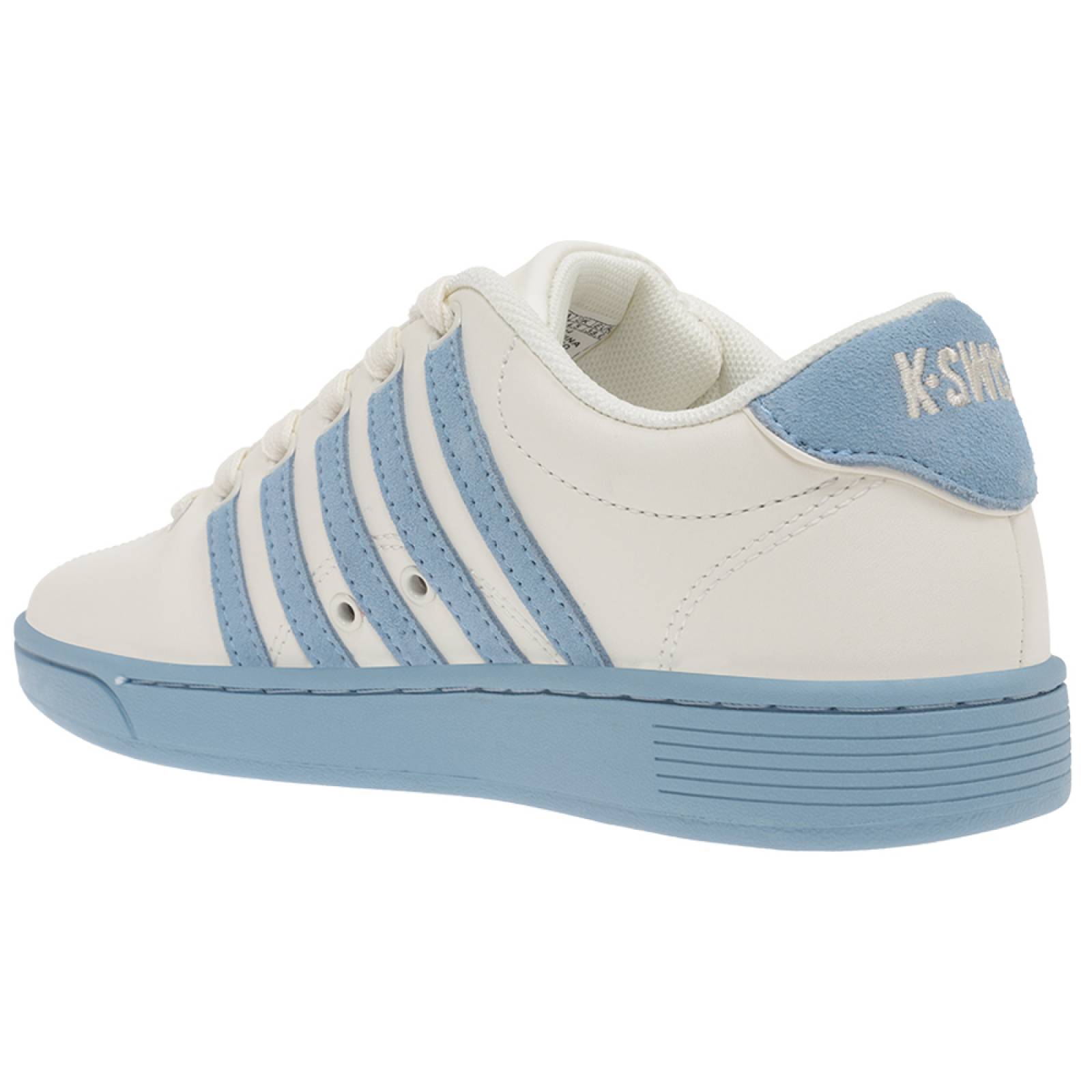 Tenis K-Swiss COURT PRO II V SDE Color Blanco/Azul Mujer