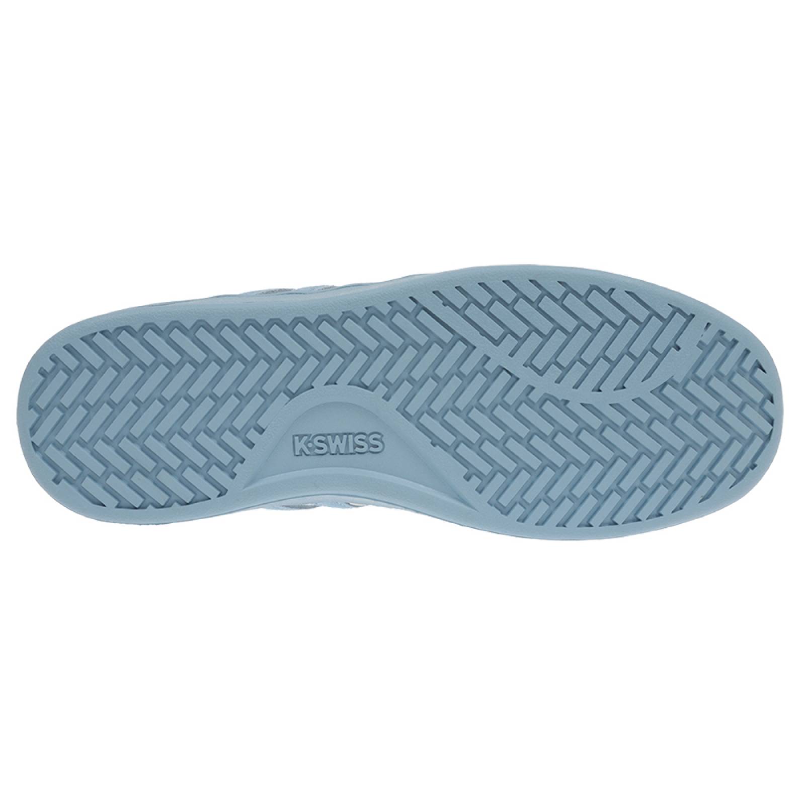 Tenis K-Swiss COURT PRO II V SDE Color Blanco/Azul Mujer