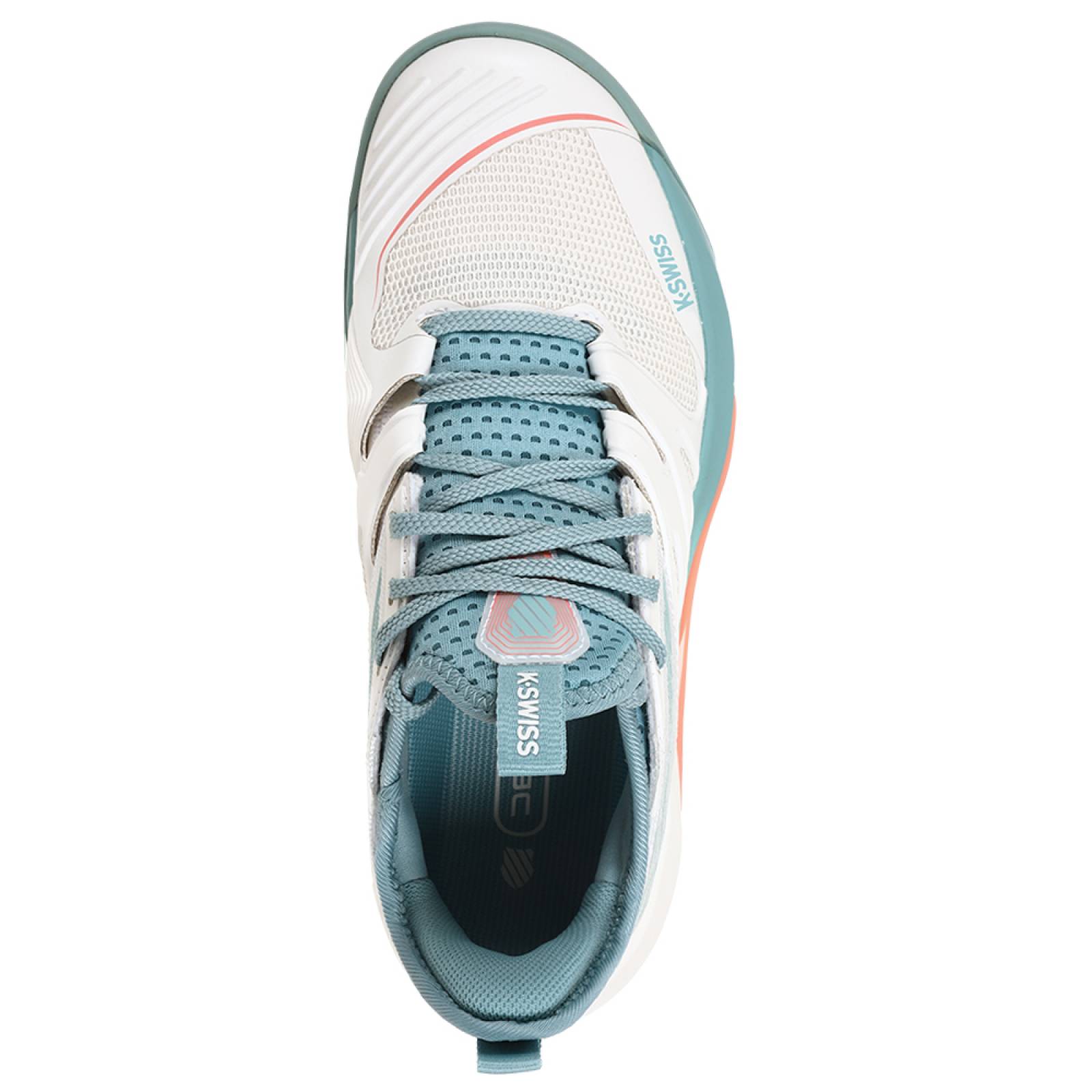 Tenis K-Swiss SPEED TRAC Color Blanco/Azul Mujer