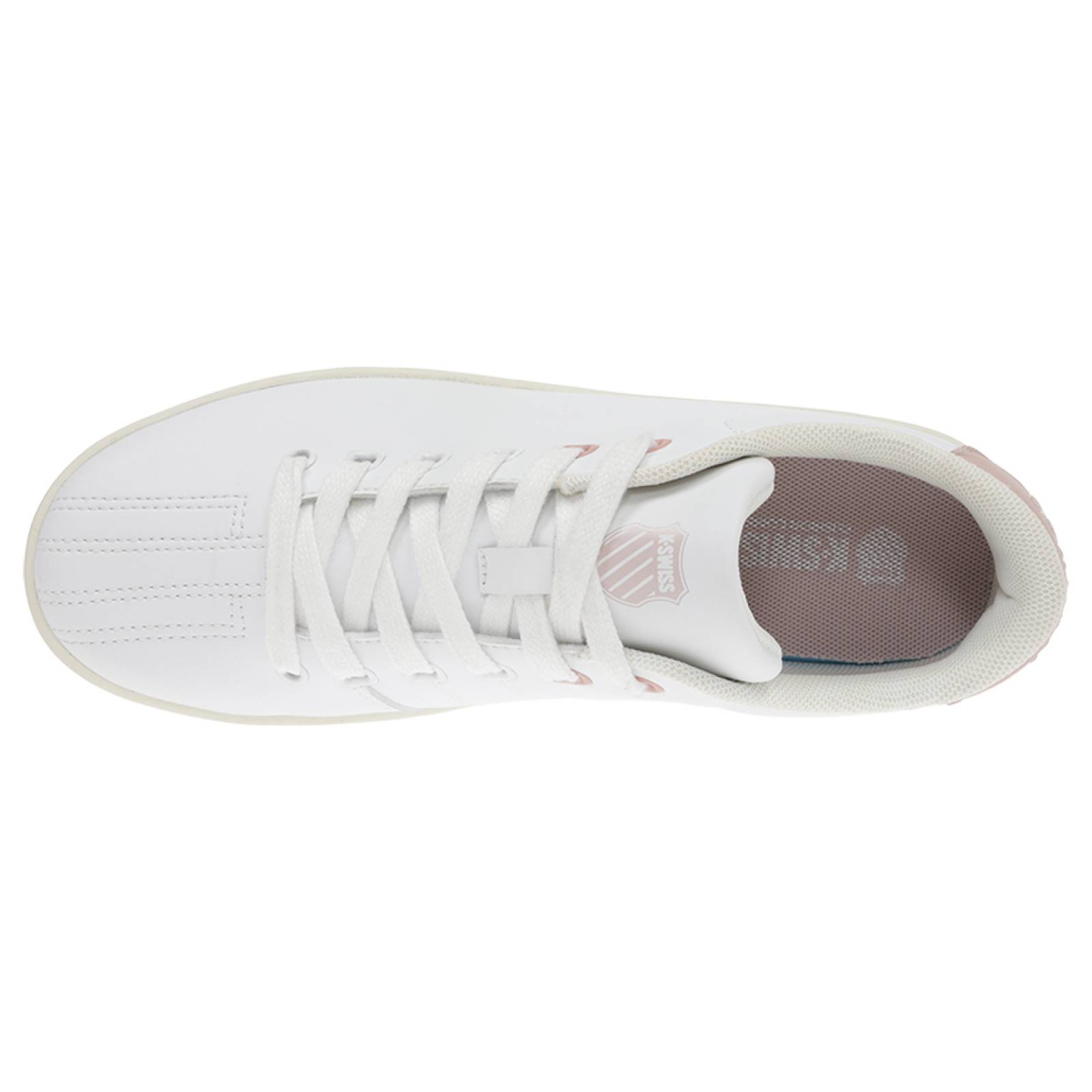 Tenis K-Swiss COURT LOCAL V Color Blanco Mujer