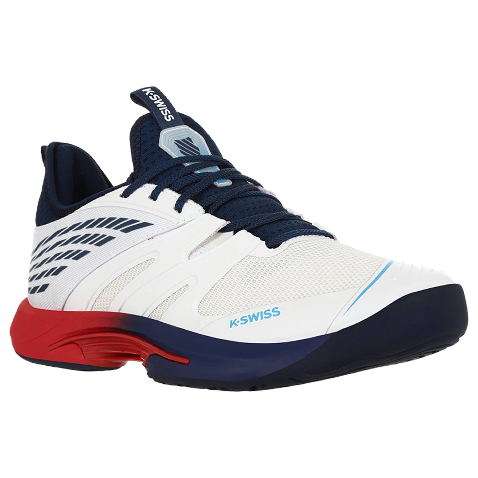 Tenis K-Swiss SPEED TRAC Color Blanco/ Azul Hombre