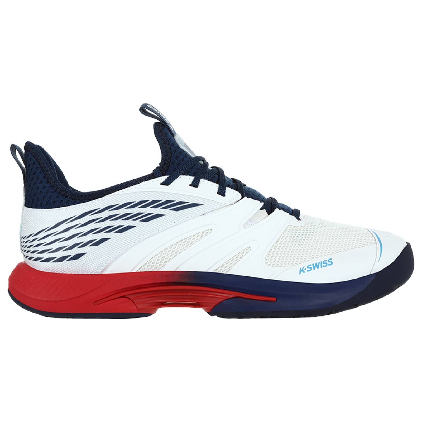 Tenis K-Swiss SPEED TRAC Color Blanco/ Azul Hombre