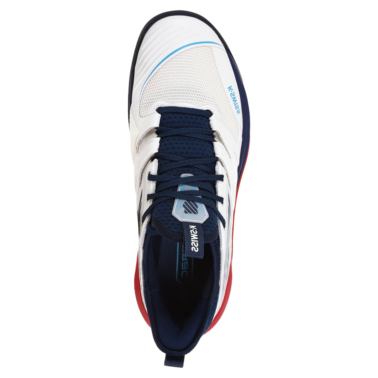 Tenis K-Swiss SPEED TRAC Color Blanco/ Azul Hombre