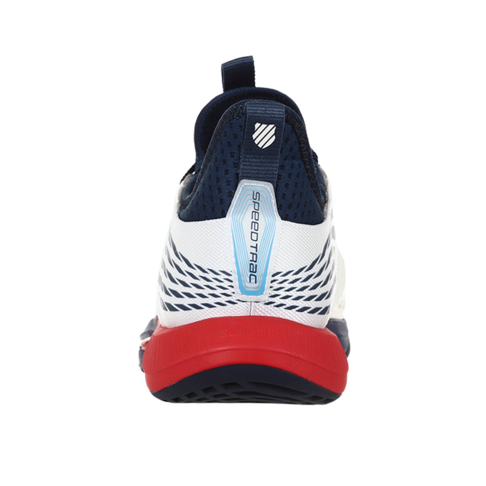 Tenis K-Swiss SPEED TRAC Color Blanco/ Azul Hombre
