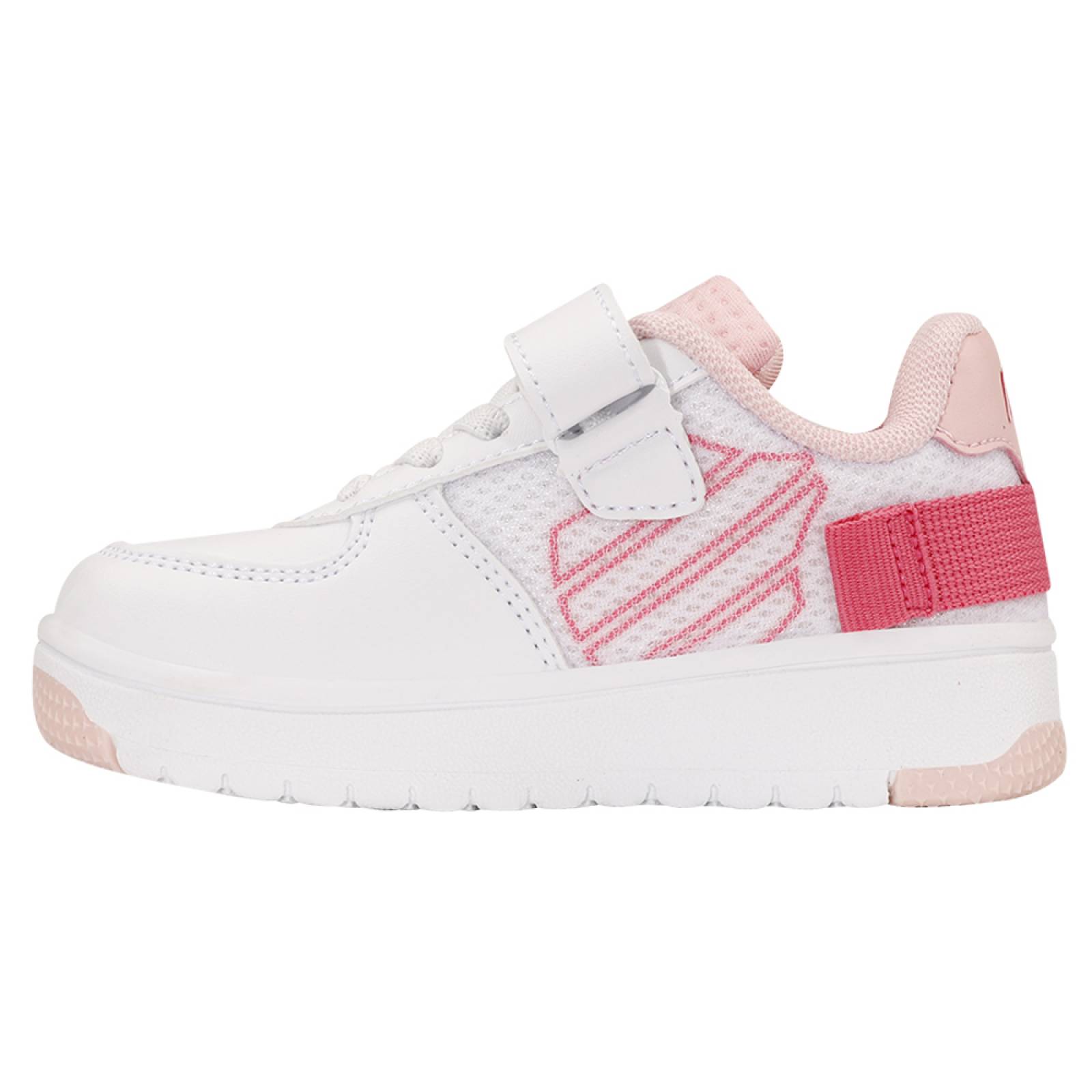 Tenis K-Swiss SALT K1 Color Blanco/Rosa Infantil
