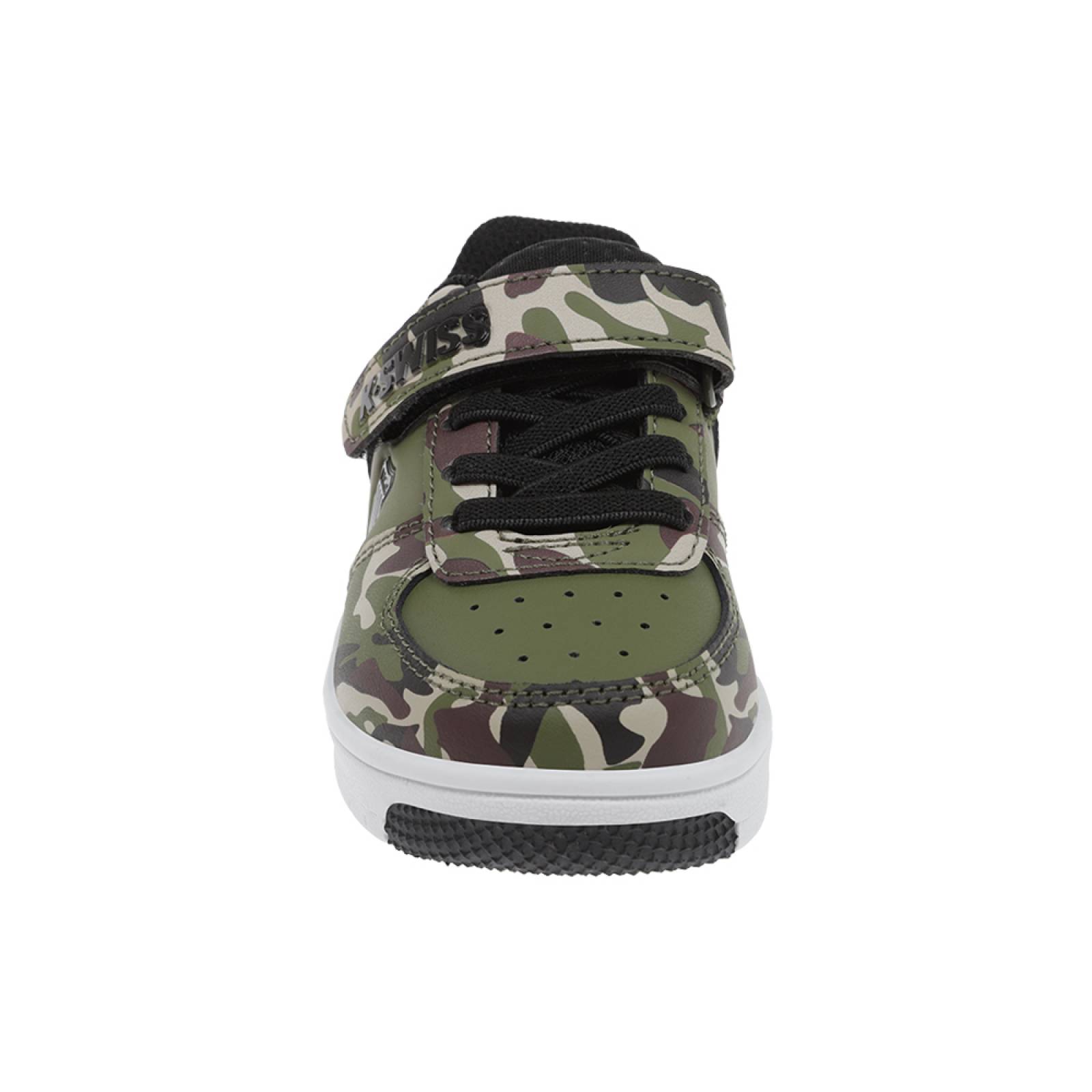 Tenis K-Swiss SALT 2 Color Verde/Camu Infantil