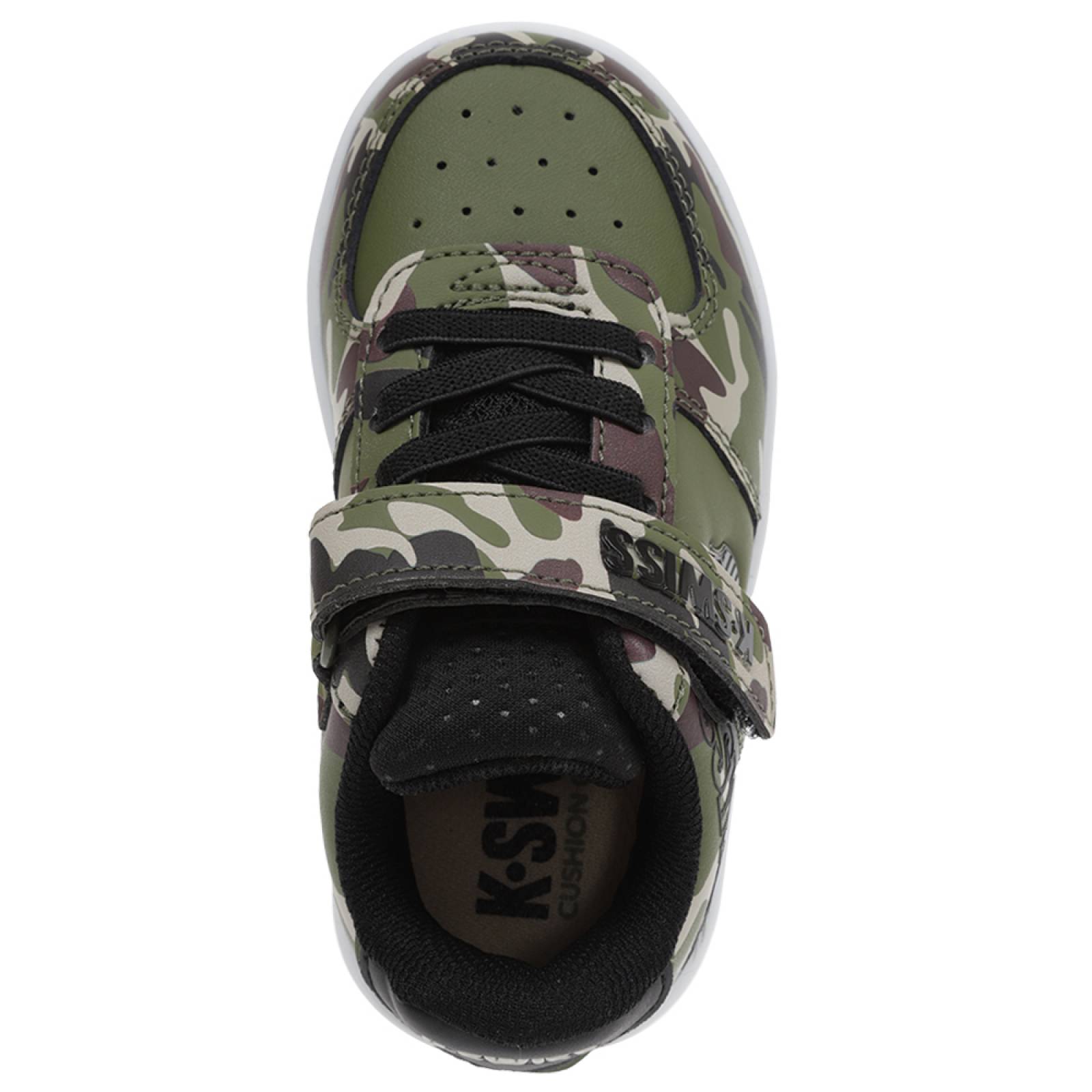 Tenis K-Swiss SALT 2 Color Verde/Camu Infantil