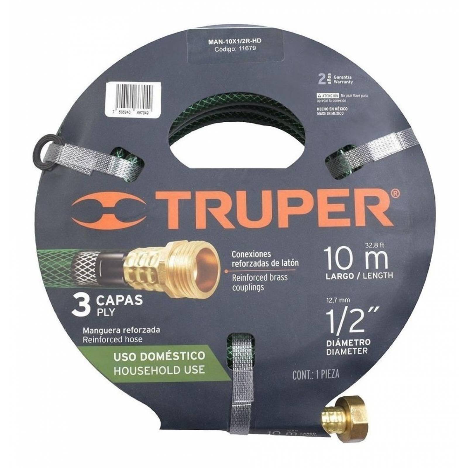 Manguera 1000 Cm Verde Truper Dh 