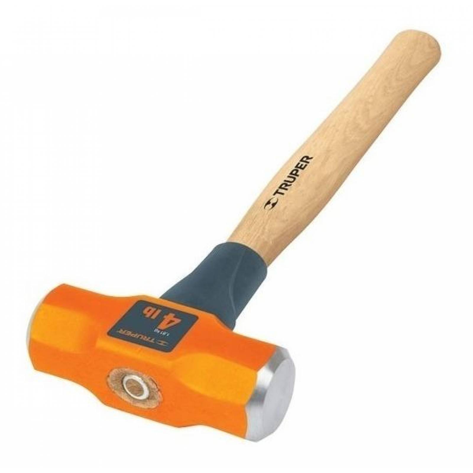 Marro Octagonal De 4 Libras Truper Naranja Con Envio Gratis