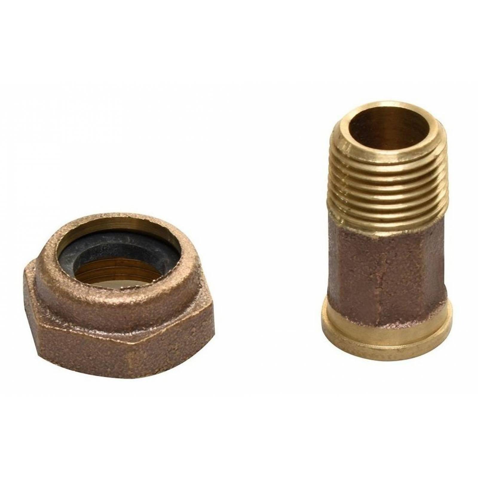 Niple Y Tuerca De Conexión Para Medidor De Agua 1/2 P Dh