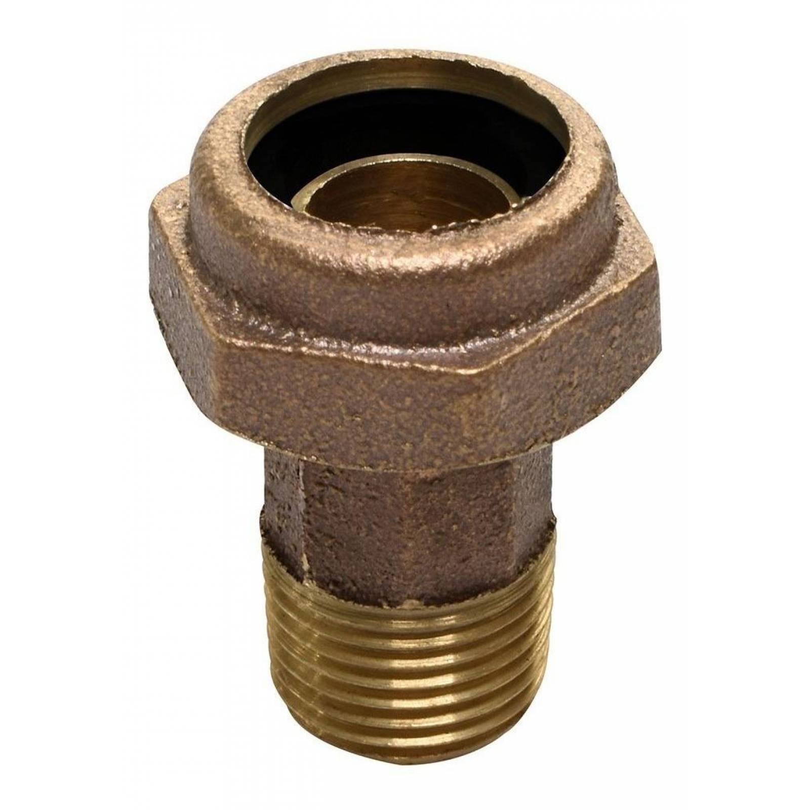 Niple Y Tuerca De Conexión Para Medidor De Agua 1/2 P Dh