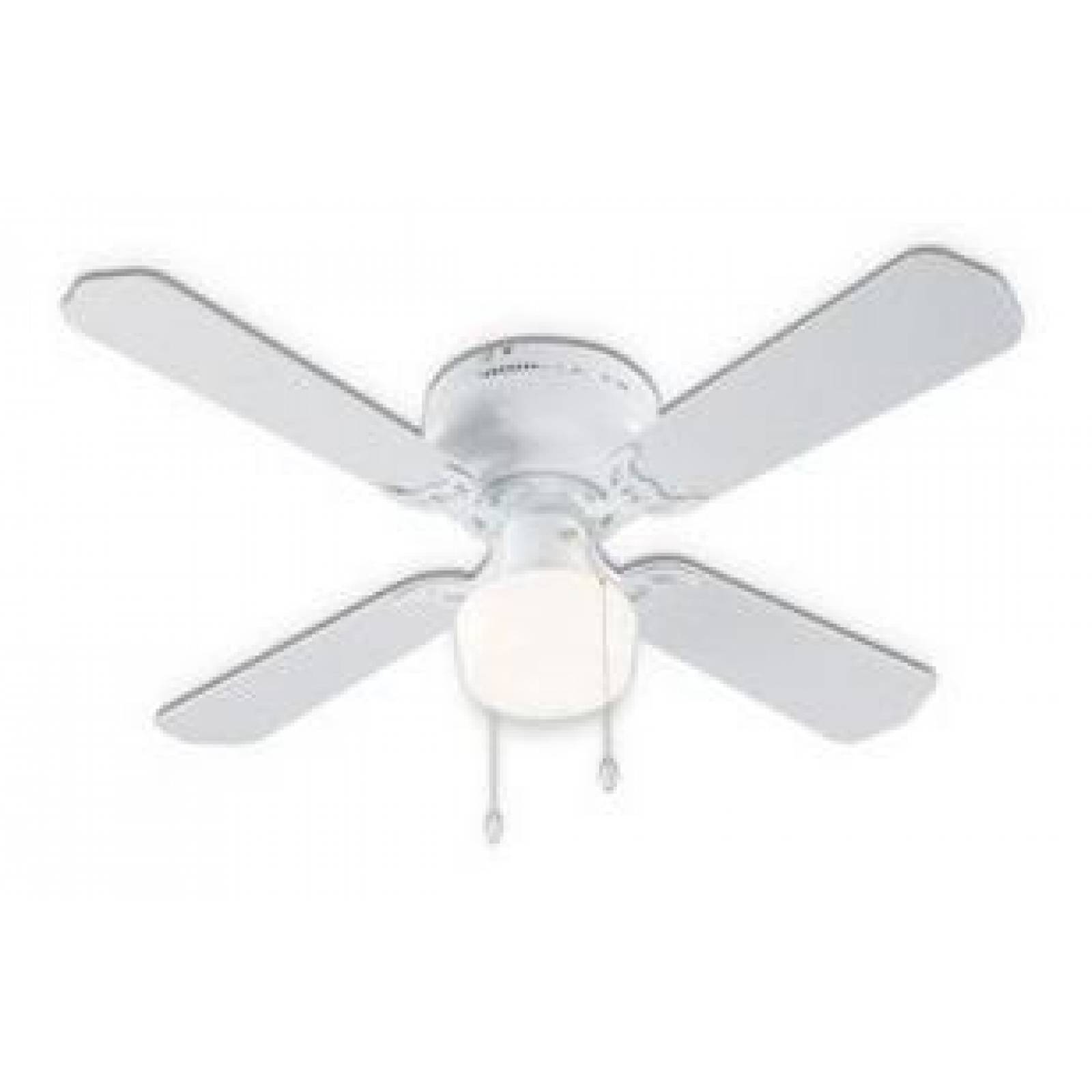 Ventilador De Techo Littleton 42 Pulgadas Blanco Y Roble 