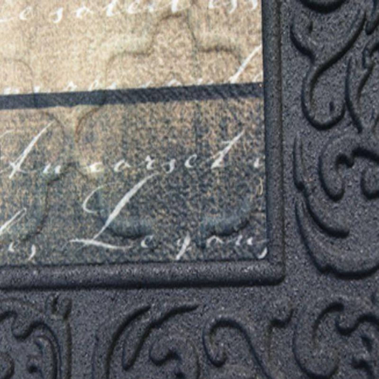 Tapete Para Entrada Medida 40x60 Cm Welcome Hule Reciclado 