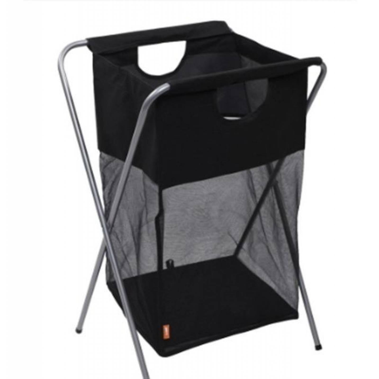 Cesto De Ropa Pegable Negro 