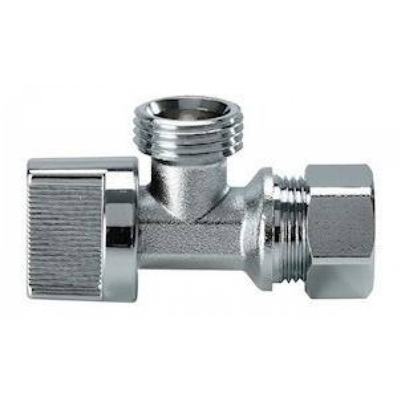 Llave Control Angular Cromada Cuarto De Vuelta Laton 1/2 Pu