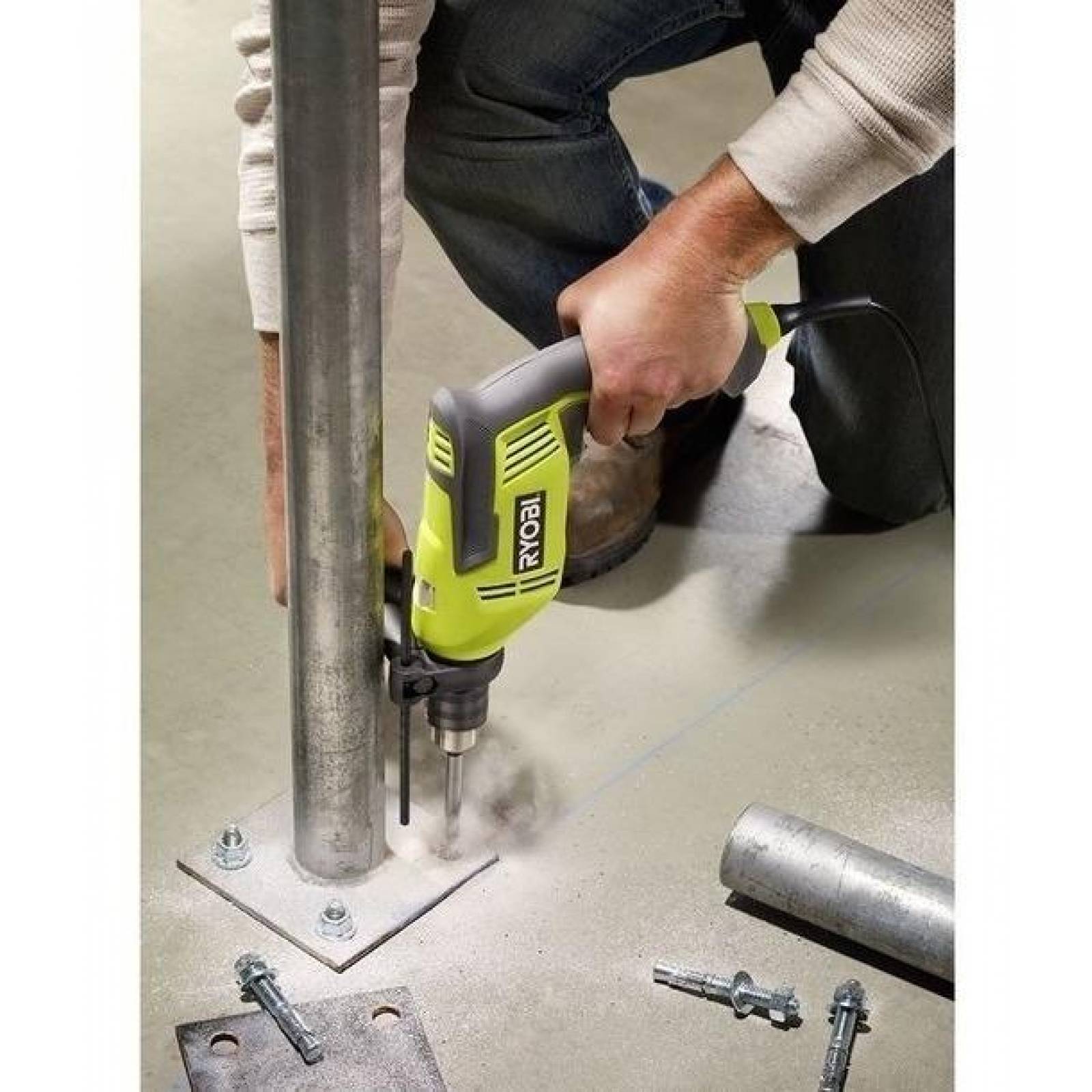 Taladro De Percusión Vvr De 16 Mm Ryobi Verde 